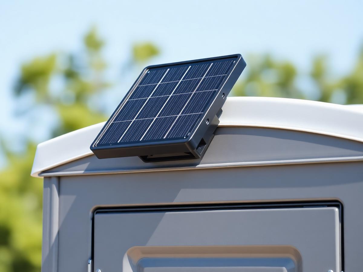 Exterior solar panel mount